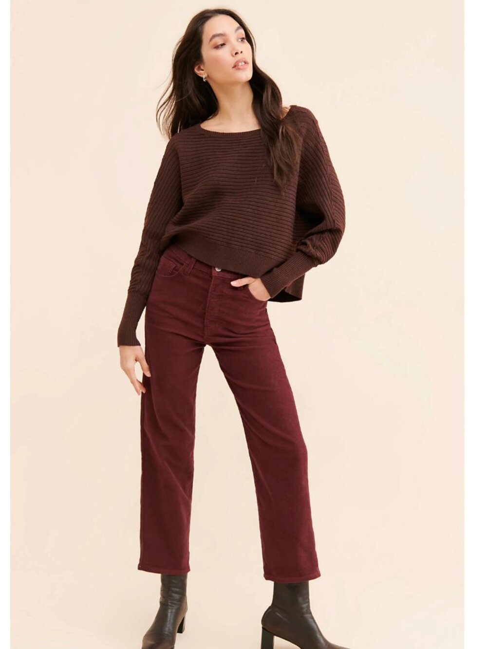 NWT Free People X Levi's Ribcage Straight Ankle Corduroys 32X29